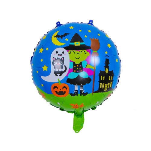 

20 PCS 18 Inch Halloween Aluminum Decorative Balloon Party Decorative Balloon, Specification: Color Witch