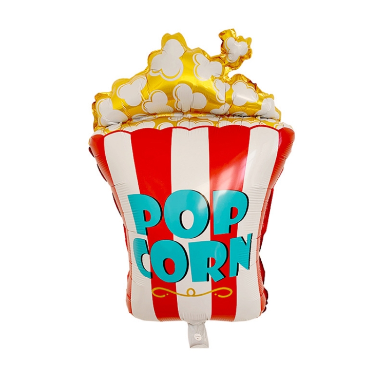 

10 PCS 5050 Large Ice Cream Aluminum Balloon Children Birthday Party Atmosphere Decorative Balloon, Specification: Popcorn