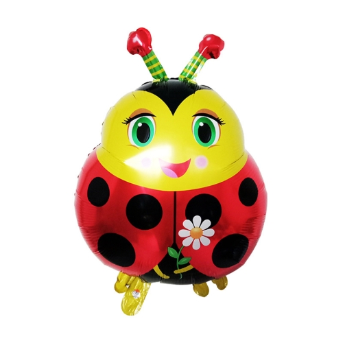 

8 PCS 723 Large Cartoon Insect Styling Aluminum Balloon Birthday Party Decorative Balloon, Specification: Seven-star Ladybug