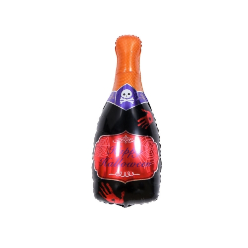 

5 PCS 6016 Halloween Party Decorative Balloon Scene Arrangement Aluminum Film Balloon, Specification: Wine Bottle