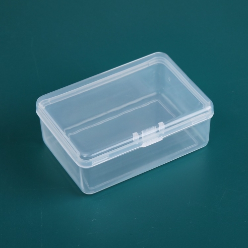 

20 PCS Rectangular Plastic Box Transparent Parts PP Storage Box With Cover