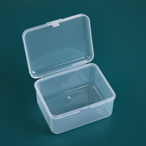 

20 PCS Rectangular Plastic Box Transparent Stationery Storage Box PP Tool Parts Accessories Box