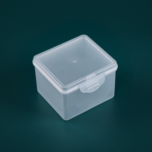 

10 PCS PP Matte Material Plastic Box With Cover Parts Tool Storage Box Square Product Box