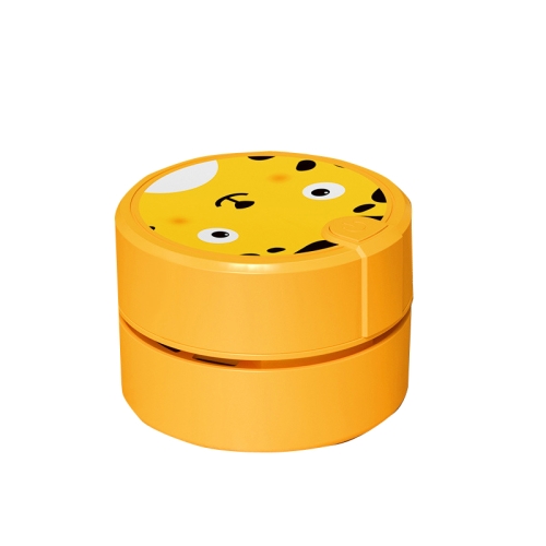 

Desktop Vacuum Cleaner Mini Portable Smart Sweeping Robot, Style: Charging Model (Yellow)