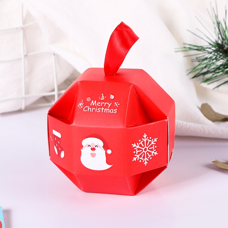 

20 PCS Children Candy Packaging Box Christmas Decoration Gift Box(Red )