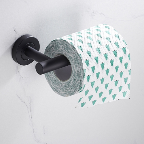 

304 Stainless Steel With Grooved Bathroom Pendant Bathroom Shelf,Style: Black Paper Towel HolderA