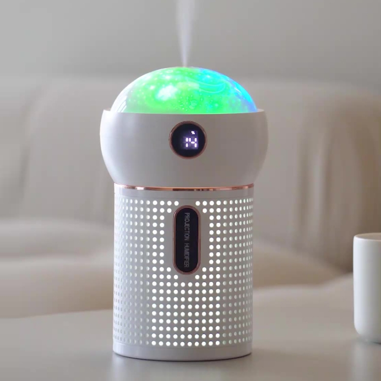 

A-88 USB Starry Sky Projector Night Light Mini Nano Spray Air Humidifier(White)