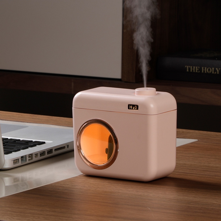 

S2 Small Fresh Mini Large Capacity USB Desktop Camera Air Humidifier(Cherry Powder)