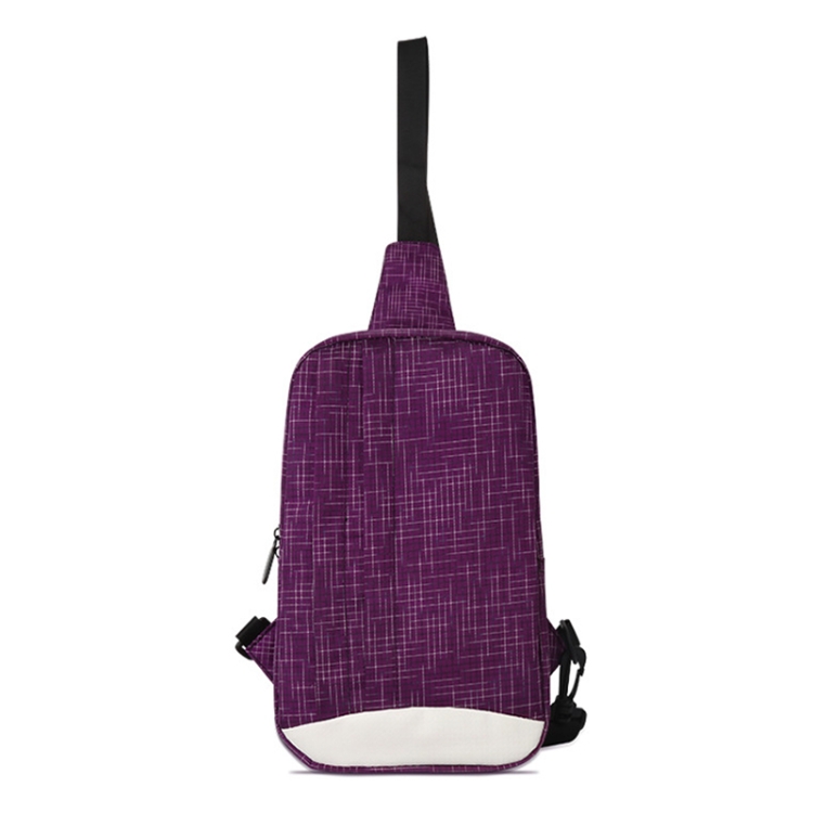 

Waterproof Shoulder Messenger Bag Outdoor Chest Bag(Purple)