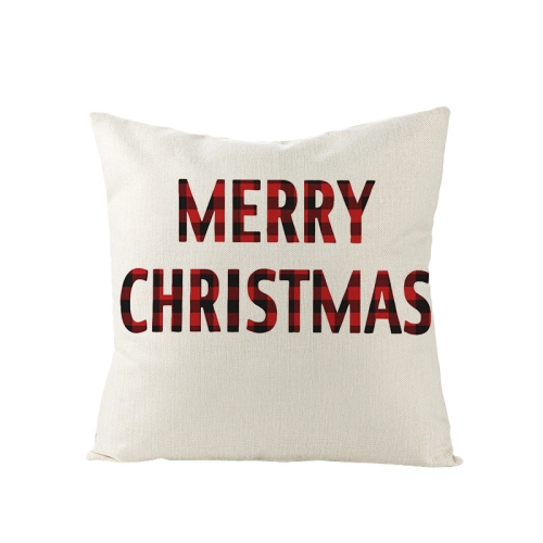 

2 PCS Christmas Home Linen Pillowcase Without Pillowcore, Size: 45x45cm(JYM104-1)