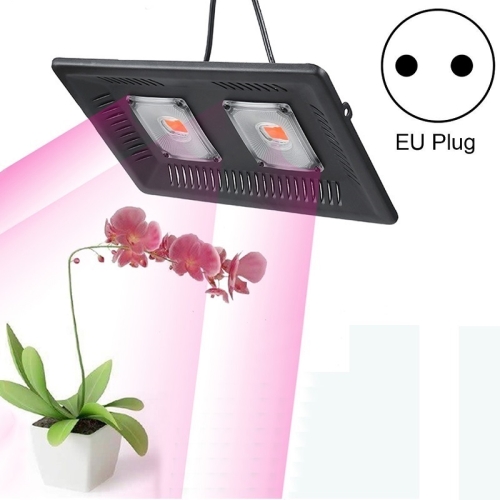 

100W Ultra-Thin LED Plant Light, Full Spectrum COB Growth Light, Vegetable, Fruit & Flower Greenhouse Fill Light With Plug, Specification:EU Plug
