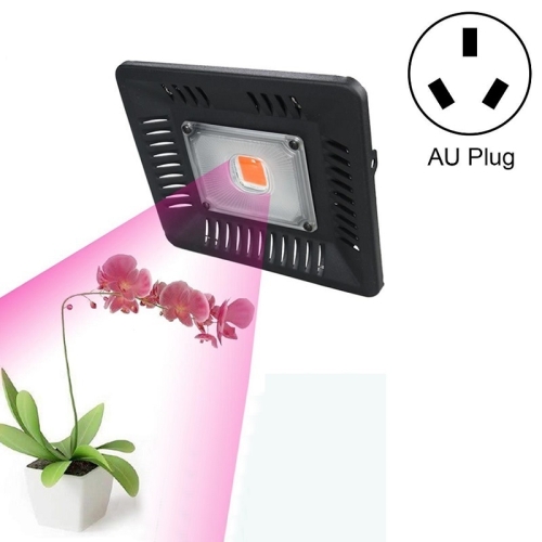 

50W Ultra-Thin LED Plant Light, Full Spectrum COB Growth Light, Vegetable, Fruit & Flower Greenhouse Fill Light With Plug, Specification:AU Plug