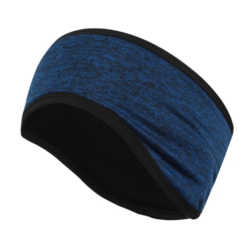 

Outdoor Windproof Warm Earmuffs Winter Anti-Frostbite Elastic Earmuffs(Black blue black bottom)