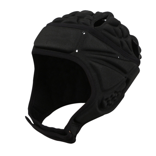 

1933 Soft Football Helmet Sport Roller Skating Protective Cap(Black (No Logo))