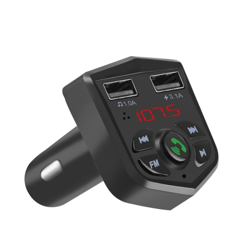 

BT803E Car Bluetooth MP3 Player Car FM Transmitter With Dual USB Fast Charge(Black)