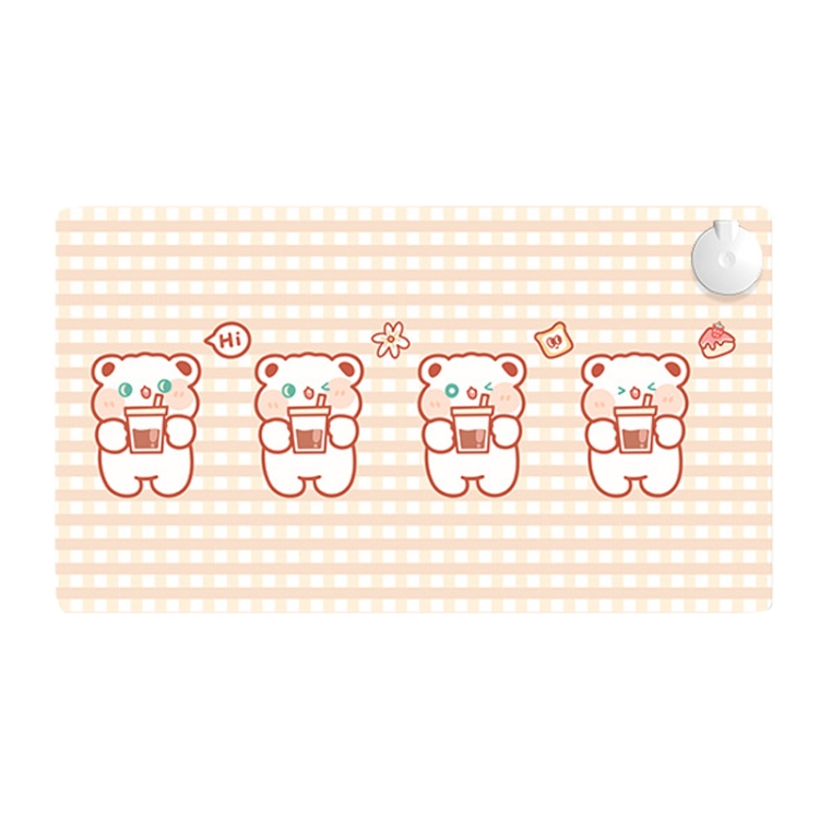 

RAKJ-0002 Cute Cartoon Heating Pad Warm Table Pad Office Desk Writing Constant Temperature Heating Mouse Pad, CN Plug, Style: Little Bear Push