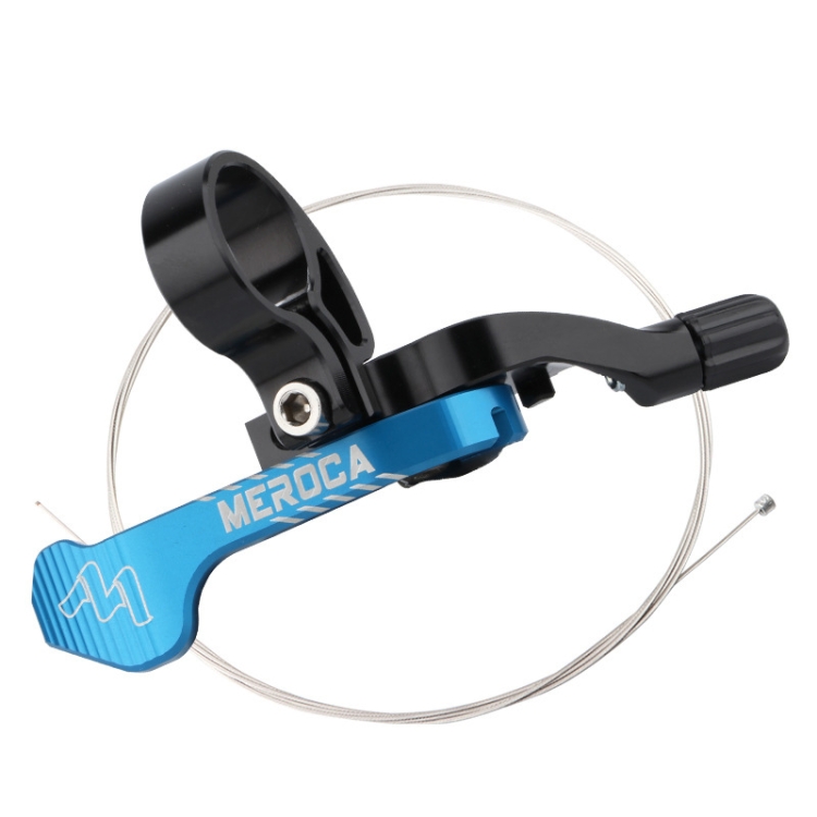 

MEROCA Bicycle Telescoping Pipeline Controller Lifting Sitting Pipeline Control Switch(Black Blue)
