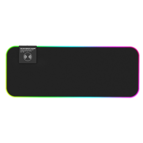 

Wireless Charging Luminous Mouse Pad LED Gaming RGB Mouse Pad(Black)