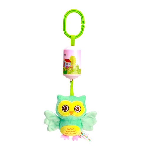 

Happy Monkey Bed Bell 0-1 Year Old Baby Toy With BB Device Baby Rattle Baby Car Hanging, Colour: Owl B1