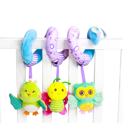 

0-1 Year Old Baby Toys Newborn Baby Animal Lathe Hanging Early Education Teaching Aids(Sky Series 2B)