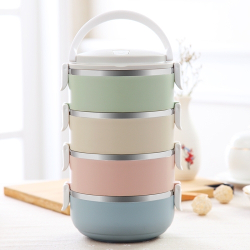 

Gradient Color Lunch Box Food Bento Box Stainless Steel Container(4 Layer)