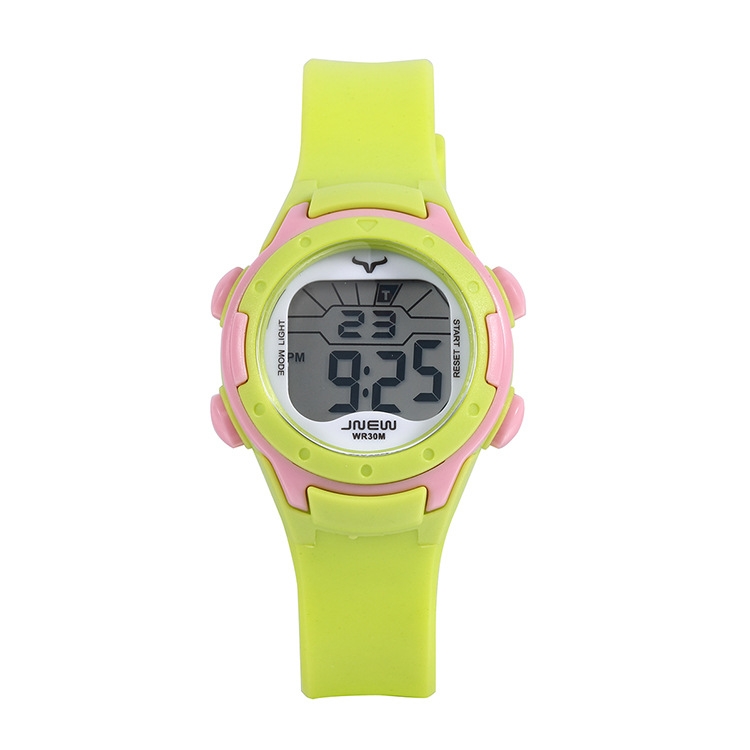 

JNEW 9688-29 Children Multi-Function Colorful Backlight Waterproof Sports Electronic Watch(Fluorescent Green)
