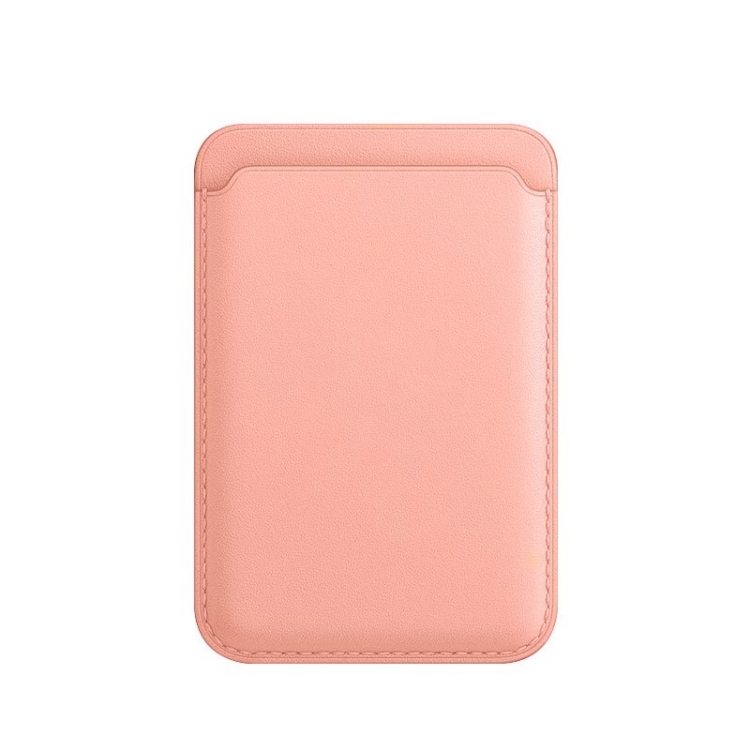 

MagSafe Magnetic Leather Card Case Holster For IPhone 12 / 13(Pink)