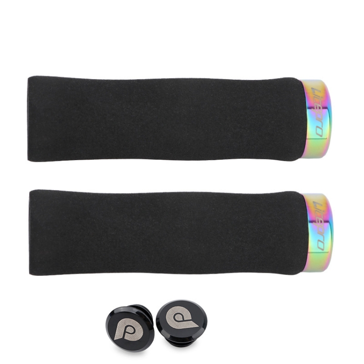 

Litepro Single Locking Sponge Set Bicycle Mountain Bike Set, Colour: Black Handle Cover+Colorful Ring
