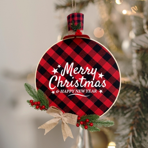 

Christmas Wreath Pendant Decoration Welcome Door Hanging