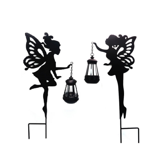 

2 in 1 Solar Garden Lamp Metal Outdoor Landscape Garden Light Fairy Ornaments Lawn Light