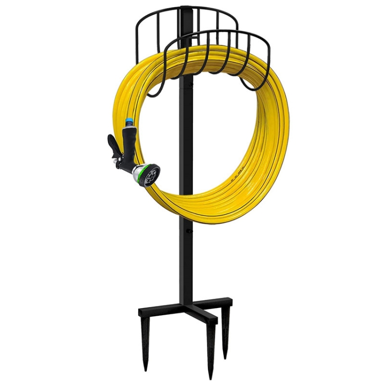 

LIANFA018 Garden Hose Bracket Removable Metal Water Pipe Hose Rack Vertical Garden Hose Storage Rack(C)