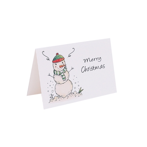 

50 PCS Children Cartoon Christmas Set Greeting Card Blessing Card(06)