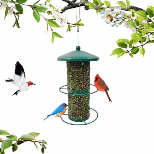 

BC0039 Garden Wrought Iron Outdoor Hanging Automatic Bird Feeder