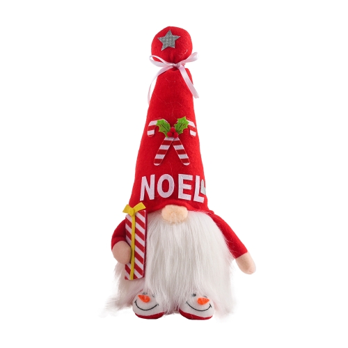 

Christmas Decoration Faceless Doll with Light Seated Ornaments(Gift Bag)