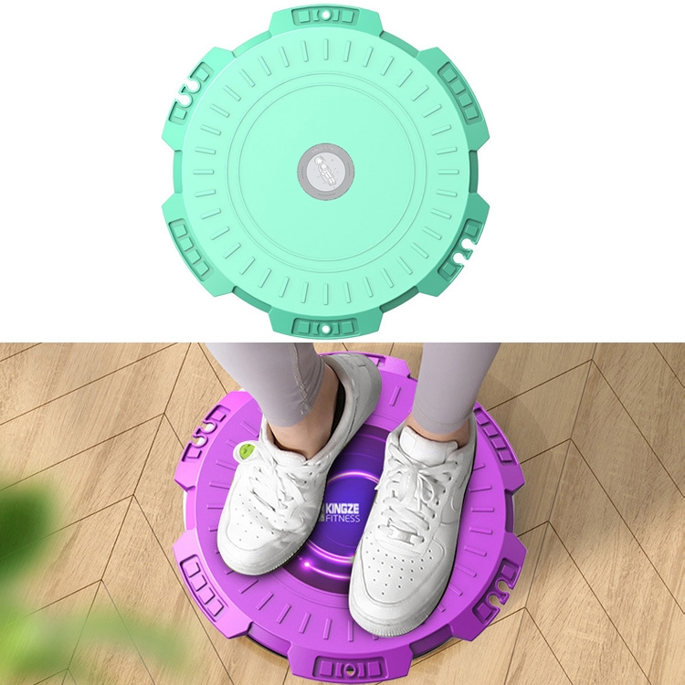 

KINGZE Home Waist Twist Board Fitness Equipment Sports Abdomen Revolving Twisting Machine, Specification: Fresh Green