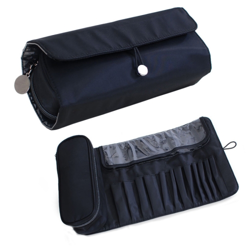 

Cosmetic Bag Cosmetic Brush Storage Bag Multifunctional Folding Beauty Makeup Kit(Black)