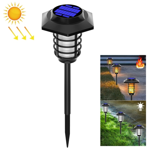 

Solar LED Lawn Simulation Flame Lamp Outdoor Garden Lighting Landscape Light, Spec: 48 LED