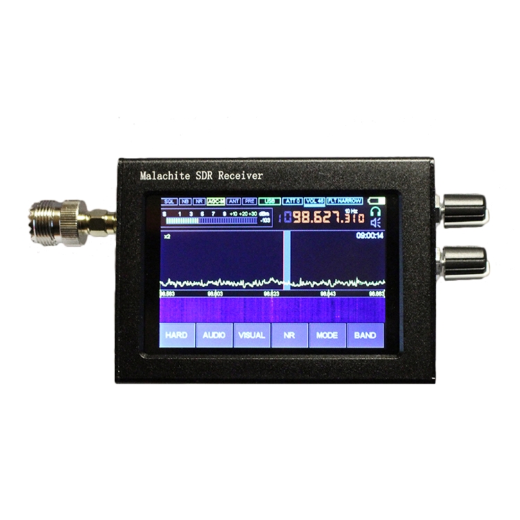

1.10A Version 50KHz~2GHz SDR Malachite Receiver 3.5Inch Touch Screen Software Radio SDR Receiver