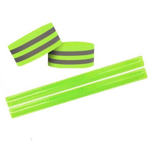 

Reflective Elastic Band Suit Night Running Construction Site Traffic Safety Reflective Equipment,Style: 2 Arm Strap+2 Snap Circle