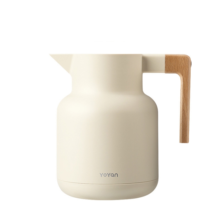 

YoYan Glass Liner Insulation Pot Household Large-Capacity Thermos Bottle(Warm Apricot)