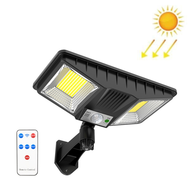 

TG-TY081 LED Solar Wall Light Body Sensation Outdoor Waterproof Courtyard Lamp with Remote Control, Style: 160 LED Integrated