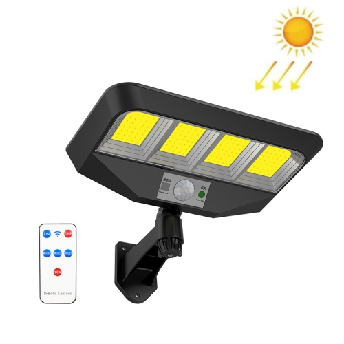 

TG-TY081 LED Solar Wall Light Body Sensation Outdoor Waterproof Courtyard Lamp with Remote Control, Style: 138 COB Integrated