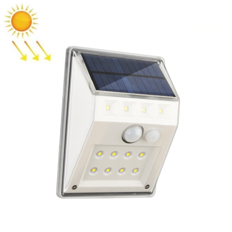 

TG-TY057 Four Sides Floodlit Solar Garden Light Body Induction Wall Lamp Outdoor Lighting, Style: 12+2 LED
