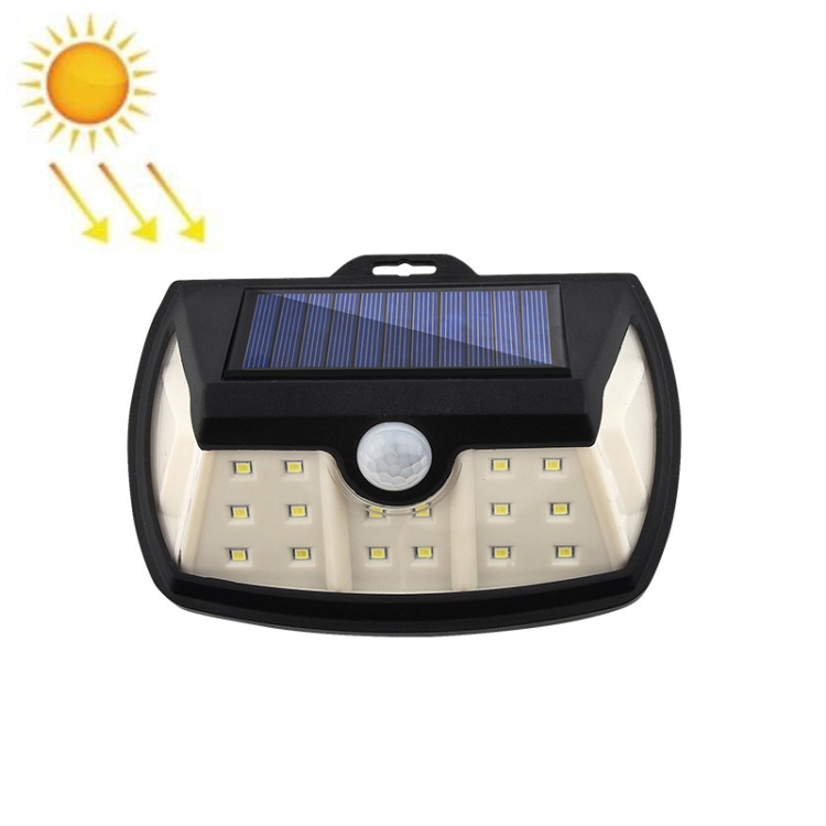 

TG-TY064 Three-Sided Floodlit Solar Wall Lamp Body Sensing Landscape Garden Light, Style: 28 SMD