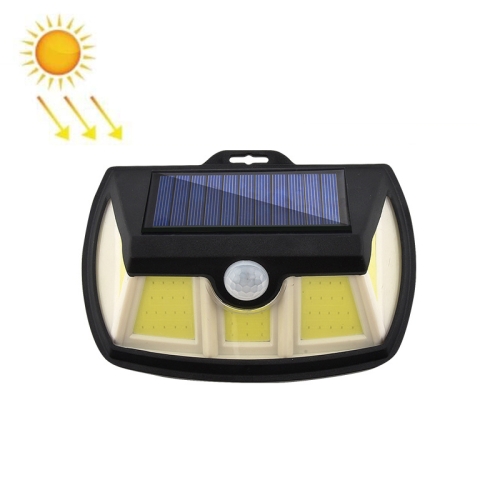 

TG-TY064 Three-Sided Floodlit Solar Wall Lamp Body Sensing Landscape Garden Light, Style: 65 COB