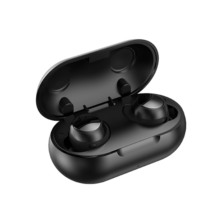 

TWS-22 Bluetooth 5.0 In-Ear Sports Waterproof Noise Cancelling Touch Control Mini Headphones(Black)