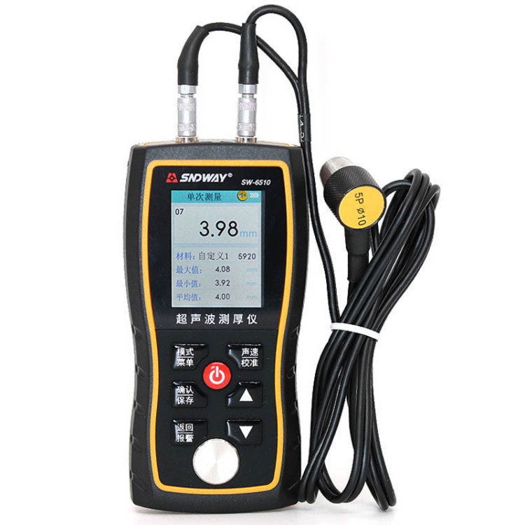 

SNDWAY Ultrasonic Thickness Gauge Steel Glass Wall Thickness Tester, Specification: SW6510