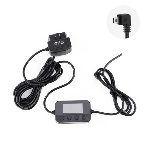 

HS-01 Car Charger Line 24V To 5V Driving Recorder Buck Line Digital Shortage Video ACC Power Cord, Style: Mini Left Elbow