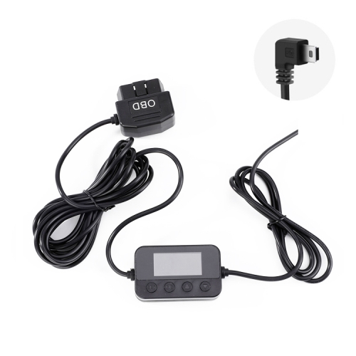 

HS-01 Car Charger Line 24V To 5V Driving Recorder Buck Line Digital Shortage Video ACC Power Cord, Style: Mini Right Elbow