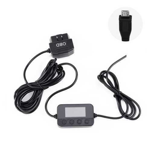 

HS-01 Car Charger Line 24V To 5V Driving Recorder Buck Line Digital Shortage Video ACC Power Cord, Style: Micro Straight